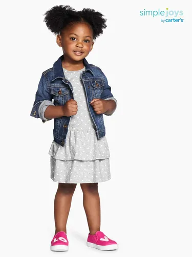 Miniatura 2 de Simple Joys by Carters Chaqueta vaquera para niños pequeños y niñas