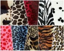 Miniatura 2 de Velboa Faux/Fake Fur Zebra Negro Tela Blanca Nieve Por La yarda
