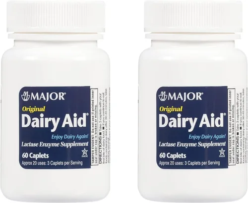 Miniatura 7 de MAJOR Original Dairy Aid - Suplemento de enzima lactasa - 60 cápsulas (paquete de 1)