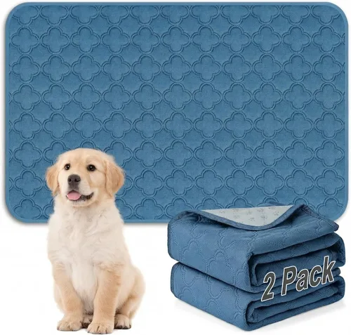 Miniatura 35 de FunFurry Forro lavable para jaula de conejillo de indias, paquete de 4 almohadillas reutilizables y lavables, ropa de cama impermeable