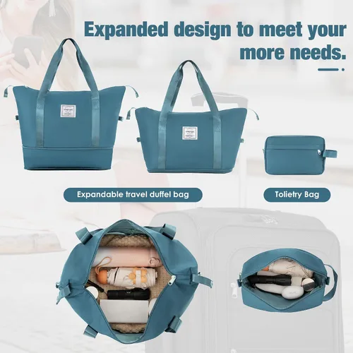 Miniatura 485 de Merax Juegos de equipaje de mano en maleta aprobada por aerolíneas, estuche rígido con ruedas giratorias expandibles, Negro