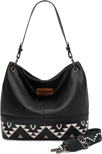 Miniatura 17 de Wrangler Hobo - Bolsas para mujer de cuero vegano con asa superior, bolsos de hombro y bolsos