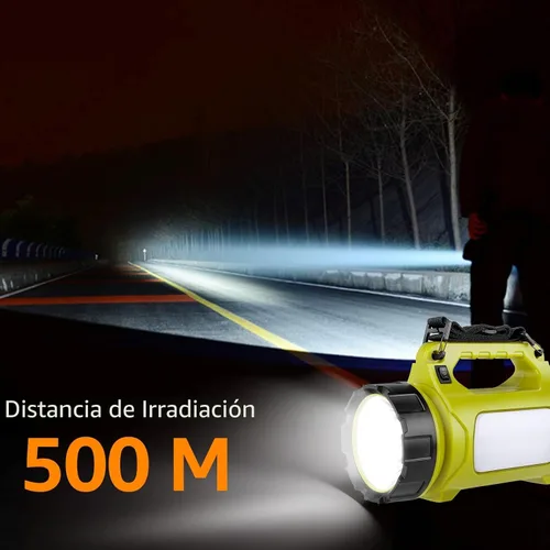 Miniatura 2 de Linterna LED recargable LE, elementos esenciales de camping, 1000 lm, 5 modos de luz, banco de energía, impermeable IPX4, linterna para emergencias