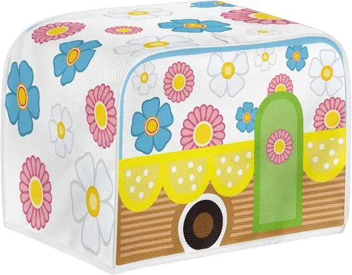 Miniatura 26 de Coldinair Cubierta para tostadora de dos rebanadas con estampado de aguacate, cubierta de electrodomésticos pequeños con diseño de frutas