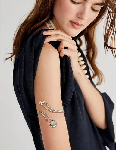Miniatura 5 de Sanfenly 6 piezas de brazalete de brazo superior de serpiente, brazalete abierto ajustable para mujer