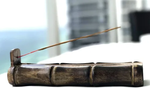 Miniatura 8 de Quemador de incienso hecho a mano con compartimento de almacenamiento, colector de cenizas para meditación, yoga, atrapa todas las cenizas, regalo