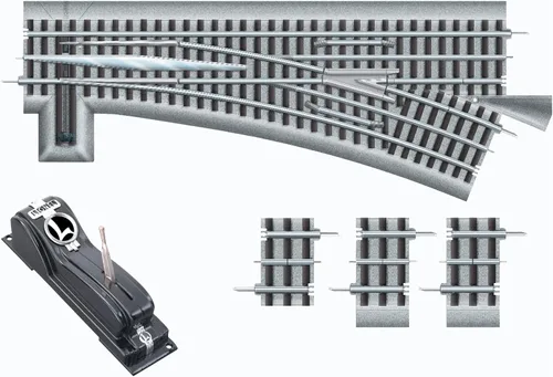 Miniatura 6 de Lionel FasTrack Electric O Gauge, Interruptor remoto/de mando O72, mano izquierda