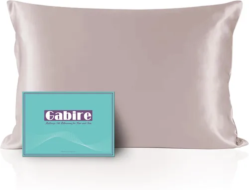Miniatura 16 de Gabire Funda de almohada de seda de morera para cabello y piel, evita el acné, fundas de almohada de seda real de ambos lados, funda de almohada