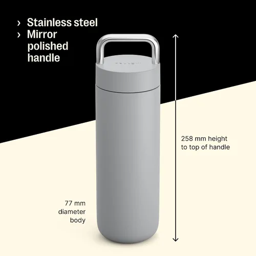 Miniatura 4 de Fellow - Botella de agua Carter Carry de 20 onzas - Tapa a prueba de fugas, termo de acero inoxidable aislado al vacío, mantiene el calor durante 12