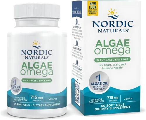 Miniatura 10 de Nordic Naturals Algas Omega – 90 geles blandos – 715 mg Omega-3 – Aceite de algas vegano certificado – EPA y DHA a base de plantas – Salud