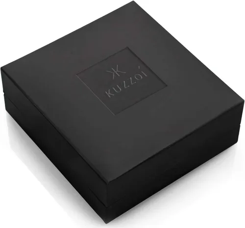 Miniatura 5 de kuzzoi Pulsera bizantina de plata de ley 925 para hombre, longitud 6,69 pulgadas - 8,27 pulgadas, ancho 0,39 pulgadas, 1.41 onzas