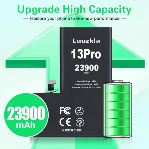 Miniatura 2 de Nueva batería de 23900 mAh compatible con iPhone 11, batería de repuesto de gran capacidad compatible con iPhone 11, con kits de herramientas