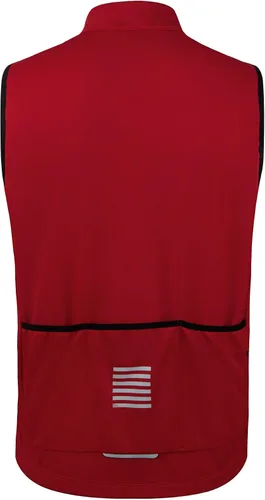 Miniatura 2 de RISESBIK Chaleco de ciclismo térmico de forro polar para hombre, resistente al viento, impermeable, ropa de abrigo para ciclismo, chaleco
