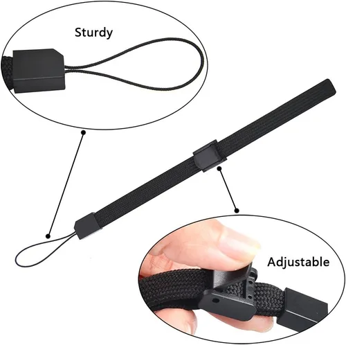 Miniatura 4 de Pluxen Hand Wrist Strap Lanyard, 5 Pieces Universal Wristlet Wristband with Adjustable Slider Lock Compatible with Wii Remote Controller Mobile 5