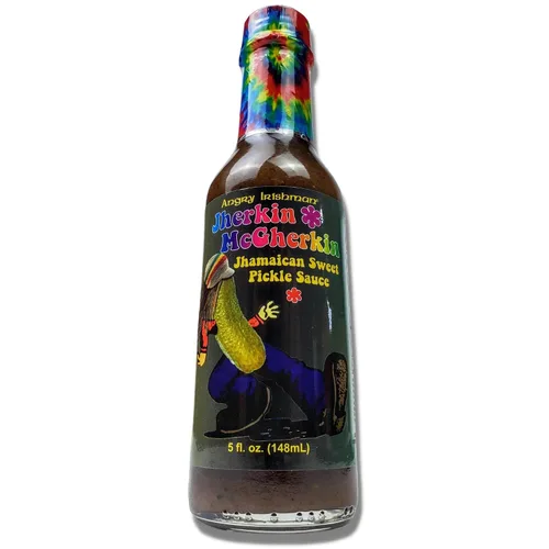 Miniatura 11 de Salsa picante de eneldo delicioso de eneldo con calor medio, hecha con pimientos escorpión frescos, ajo y cebollas, lote pequeño y hecho a mano