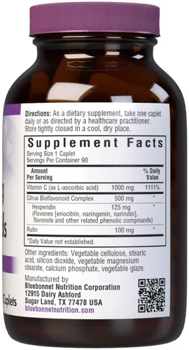 Miniatura 7 de BlueBonnet Vitamina C 1000 mg más cápsulas de bioflavonoides, 90