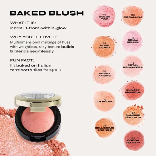 Miniatura 5 de Milani Rubor en Polvo Rosa, Rubor en Polvo para Mejillas, Maquillaje Libre de Crueldad - Da Forma, Contorna y Destaca el Rostro para un Acabado Mate