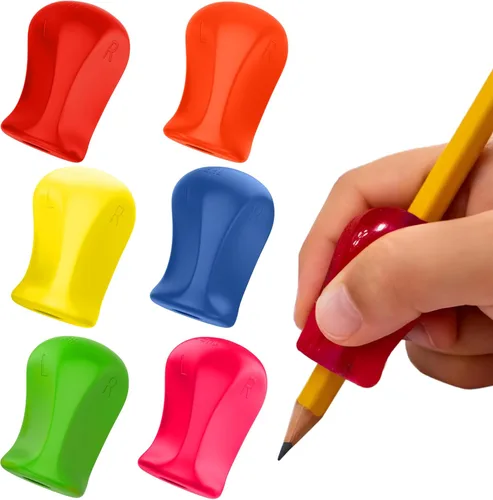 Miniatura 11 de The Pencil Grip Agarres de Lápiz con Purpurina 6 Piezas, Agarres de Lápiz para Escritura de Niños, Agarre Ergonómico de Bolígrafo para Diestros