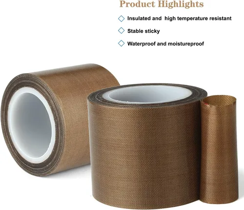Miniatura 4 de iVict Cinta de teflón/PTFE para máquina selladora al vacío, selladores manuales e impulsos (1/2 pulgada x 33 pies), adecuada para FoodSaver, Seal A