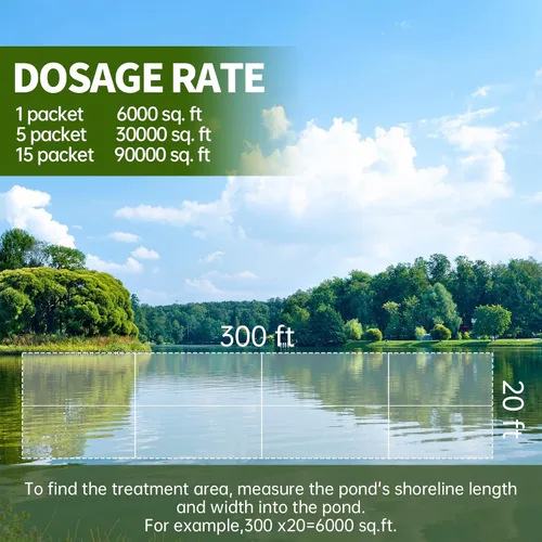 Miniatura 5 de Reductor de suciedad, tabletas de solución de lodo natural de 5 libras, control de suciedad y olor para estanques y lagos, seguro para peces