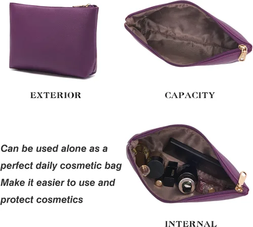 Miniatura 7 de Juego de bolsos y carteras para mujer, bolso de mano para el trabajo, bolso de hombro con asa superior y cartera a juego