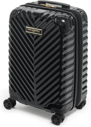 Miniatura 2 de Karl Lagerfeld Paris Carryon Spinner Wheels Hardside para mujer, Negro -, Carryon Spinner Wheels Hardside