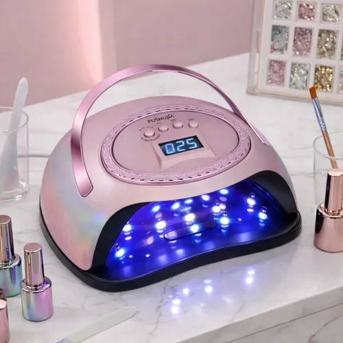 Miniatura 8 de Lámpara de uñas profesional de 288 W con 66 LED y sensor inteligente, pantalla digital, 4 ajustes de temporizador, luz LED UV de secado rápido