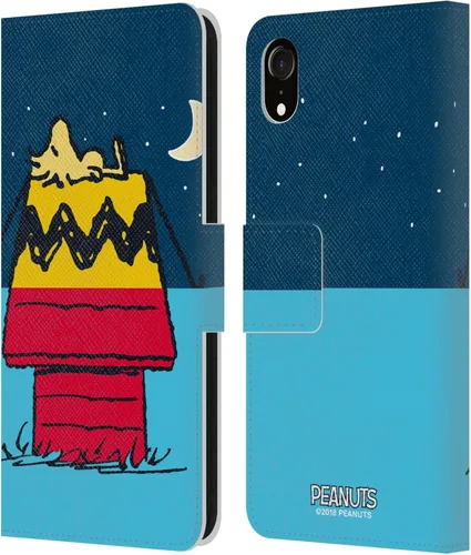 Miniatura 134 de Head Case Designs Funda de piel con licencia oficial de Peanuts Snoopy & Woodstock Balloon Halfs and Laughs para Apple iPhone 7/8/SE 2020 y 2022