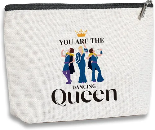 Bolsa de maquillaje para amantes de la música, regalo para mujeres, regalos inspirados en la música, bolsa de maquillaje para amantes de las