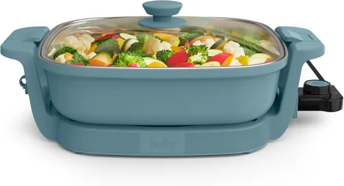 Miniatura 12 de bella Make & Take - Sartén eléctrica, utensilios de cocina Fits-anywhere™, revestimiento de cerámica EverGood™, temperatura ajustable y tapa