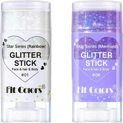 Miniatura 35 de Gel con purpurina para el cuerpo y la cara: Accesorios para conciertos de cantantes, disco, festival, rave, maquillaje con purpurina facial, 150 ml