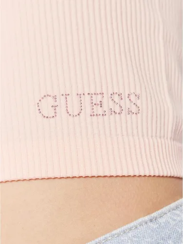 Miniatura 4 de GUESS Top sin mangas Tori con encaje sin costuras para mujer