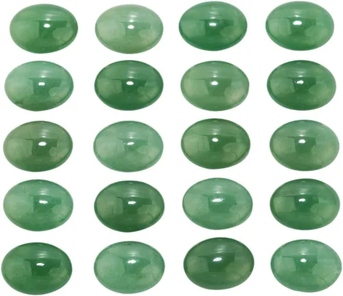 Miniatura 6 de TUMBEELLUWA Cabujones ovalados de cristal curativo con parte trasera plana para hacer joyas, paquete de 15 unidades, Ojo de tigre