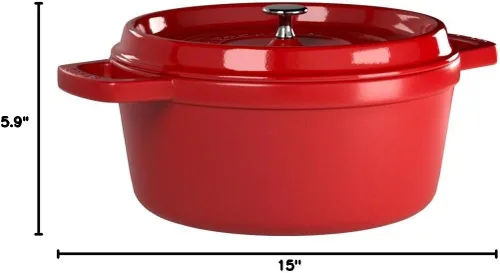 Miniatura 3 de STAUB 40509-840-0 Olla Cocotte redonda 26cm cereza