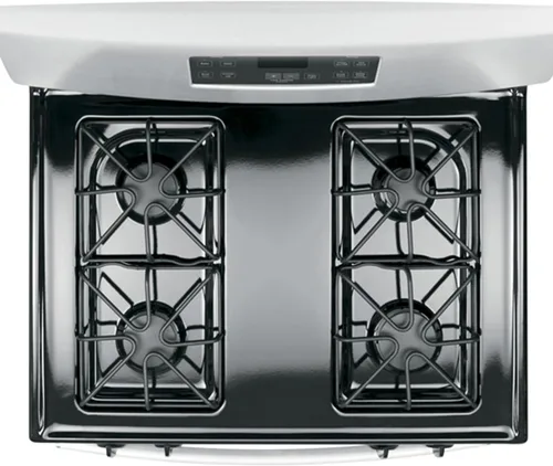 Miniatura 7 de Rejillas WB31X20643 mejoradas para piezas de estufa GE, rejilla de quemador, piezas de placa de cocina GE, rejilla de superficie de acero metálico