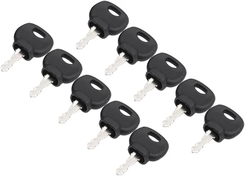 LIRU 10 llaves de bloqueo para interruptor de encendido, 14603 14707 14607 llave de encendido de repuesto para Bomag 05755125, 5755124, para
