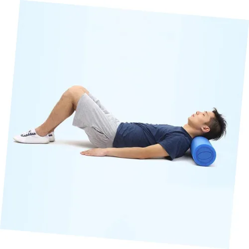 Miniatura 9 de Epe Yoga Roller Columna Sólida Fitness Masaje Stick Azul Herramienta de Equilibrio Alto Elástico para Pilates Alivio Muscular y Cuerpo
