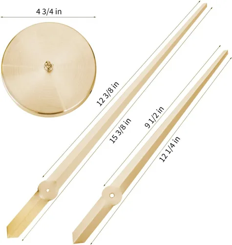 Miniatura 5 de AILILIFE Reloj de pared 3D DIY con adhesivo para decoración de espejo, sin marco, kit de reloj de pared grande para el hogar, sala de estar, Dorado