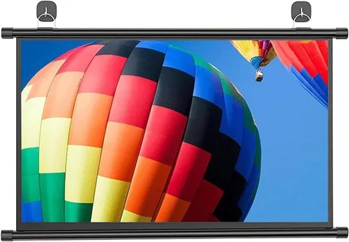Pantalla de proyector desplegable de 30 pulgadas, 40 pulgadas, 50 pulgadas, 60 pulgadas, 72 pulgadas, superficie de proyector portátil ligera y
