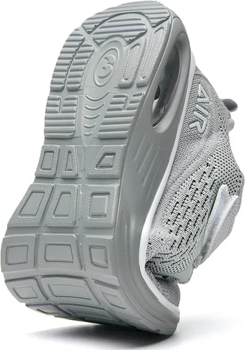 Miniatura 5 de SoGoNati Tenis deportivos de aire para niños, ligeros, transpirables, sin cordones, para correr, deportes, caminar (niño pequeñoniño grande)