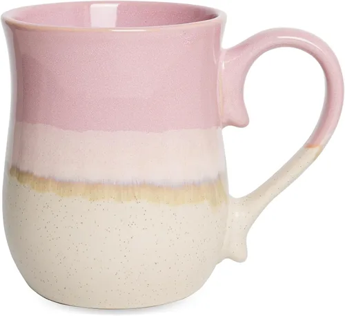 Miniatura 9 de Bosmarlin - Taza grande de cerámica para café, 20 onzas, gran taza de té para oficina y hogar, apta para lavavajillas y microondas