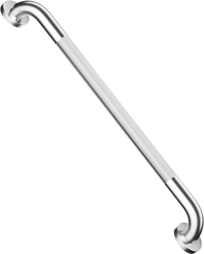 Miniatura 14 de Barra de agarre antideslizante para ducha de 24 pulgadas, acabado blanco frotado con aceite, diámetro de 1.25", Barra de agarre para baño Munzong