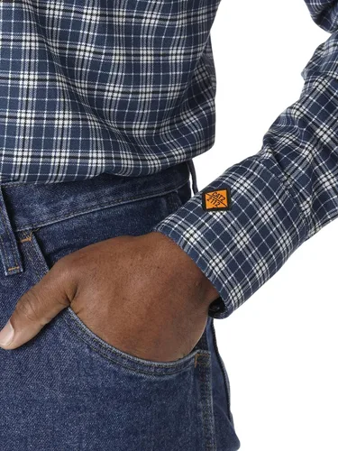 Miniatura 4 de Wrangler Riggs Workwear FR - Camisa de manga larga con dos bolsillos para hombre