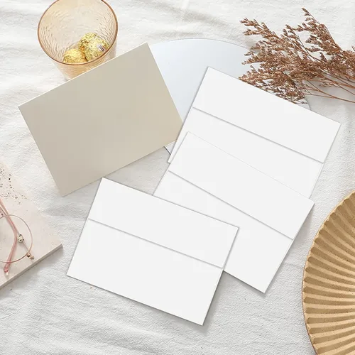 Miniatura 6 de 100 paquetes de sobres blancos 5x7, sobres A7 para tarjetas de invitación de boda, cumpleaños, fiesta de bebé