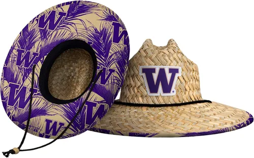 Miniatura 149 de FOCO - Sombrero de paja con logotipo de equipo universitario de NCAA y estampado floral para hombre TEAM LOGO