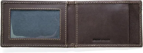 Miniatura 3 de Timberland Cartera delgada de cuero con bolsillo frontal para tarjetas de crédito para hombre