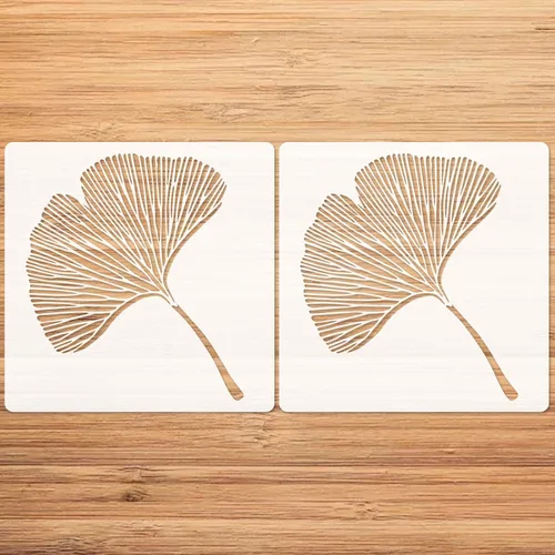Paquete de 2 plantillas de suelo grandes para pintar pisos, plantillas de pared decorativas para patrones grandes, plantillas de azulejos, plantilla