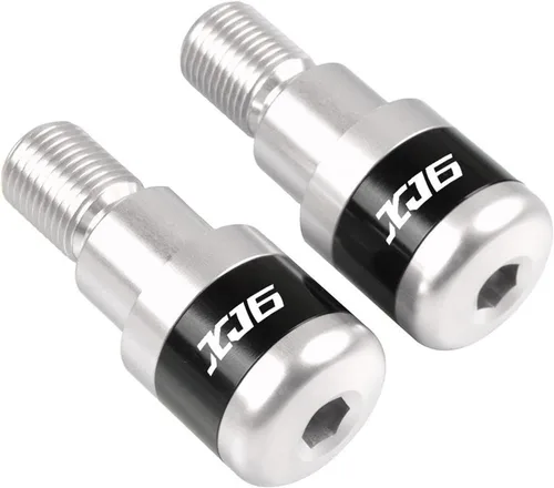 Miniatura 6 de Accesorios de motocicleta extremos manillar Grips Bar End Caps para Yamaha XJ6 Diversion 2009-2016 2010 2011 2012 2013 2014 2015 XJ 6 (color: negro)