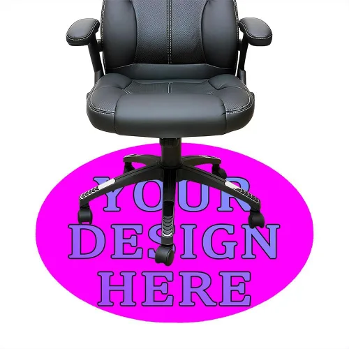 Miniatura 31 de Tapete redondo personalizado para silla de escritorio de oficina, diseño de tu propio logotipo de foto, texto, alfombrillas circulares