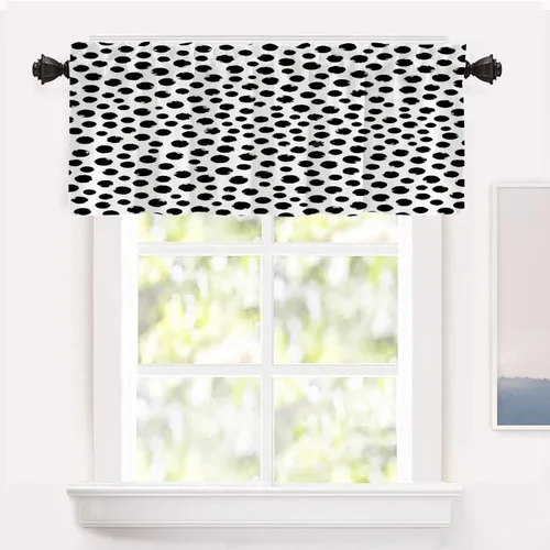 Miniatura 59 de Shrahala Cortinas de hojas de arce otoñales para ventanas de cocina, hojas rojas ardientes, fondo marrón, paneles de cortina de ventana de poliéster